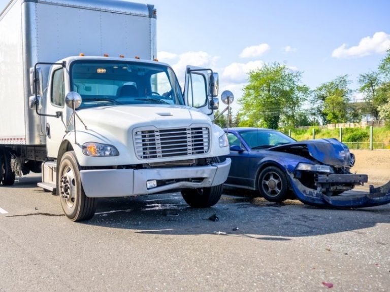 truck accident with car